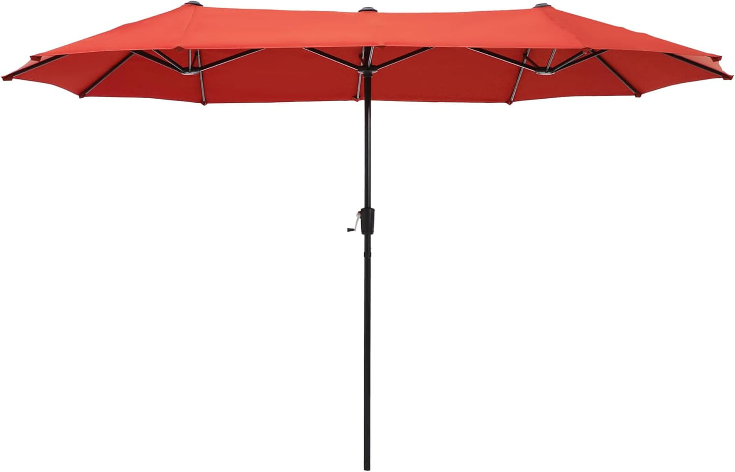HERA'S PALACE 13 ft Rectangle Patio Umbrellas Large Outdoor Umbrella with Crank Powerful UV Protective Table Umbrella Outdoor Patio for Backyard, Pool, Garden, Deck