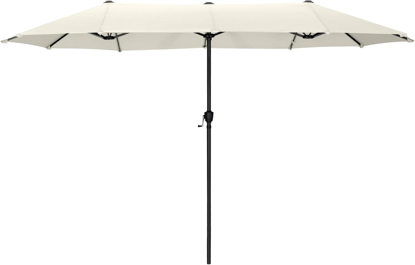 HERA'S PALACE 13 ft Rectangle Patio Umbrellas Large Outdoor Umbrella with Crank Powerful UV Protective Table Umbrella Outdoor Patio for Backyard, Pool, Garden, Deck