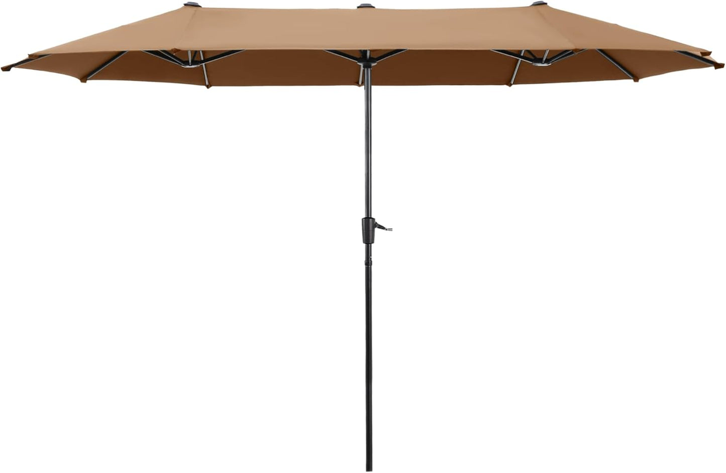 HERA'S PALACE 13 ft Rectangle Patio Umbrellas Large Outdoor Umbrella with Crank Powerful UV Protective Table Umbrella Outdoor Patio for Backyard, Pool, Garden, Deck