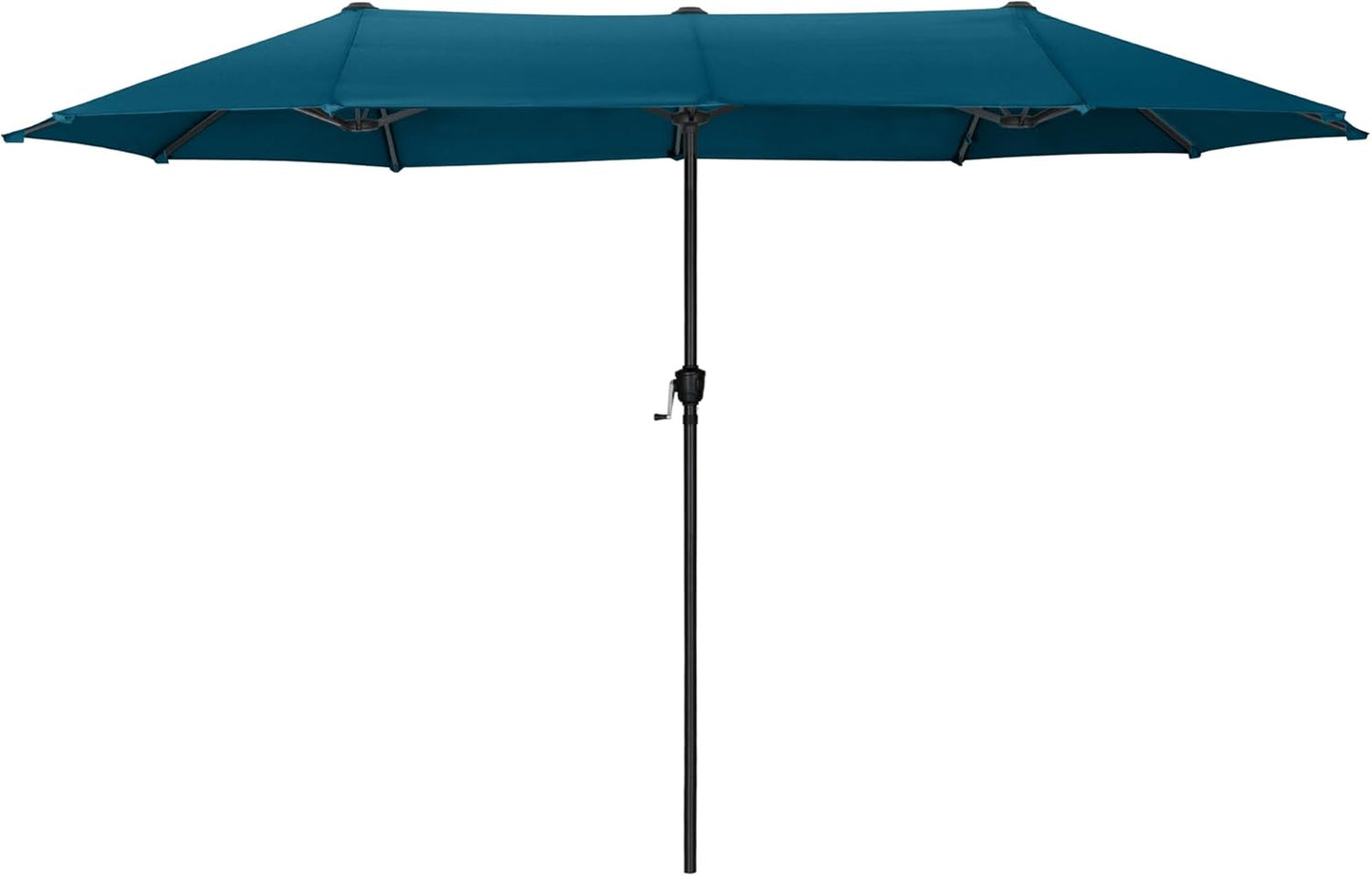 HERA'S PALACE 13 ft Rectangle Patio Umbrellas Large Outdoor Umbrella with Crank Powerful UV Protective Table Umbrella Outdoor Patio for Backyard, Pool, Garden, Deck