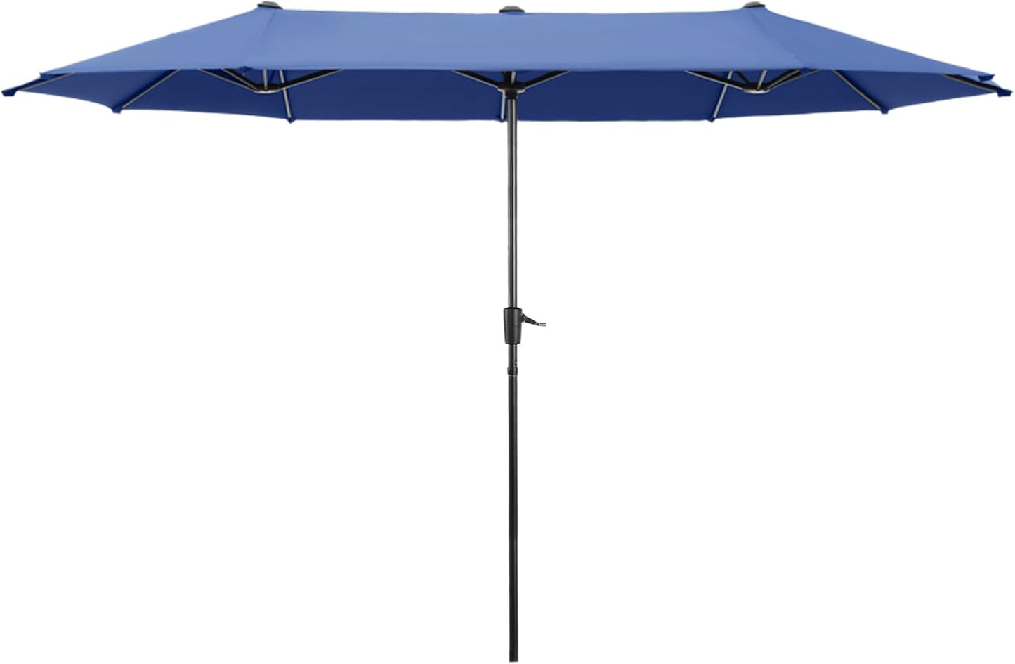 HERA'S PALACE 13 ft Rectangle Patio Umbrellas Large Outdoor Umbrella with Crank Powerful UV Protective Table Umbrella Outdoor Patio for Backyard, Pool, Garden, Deck