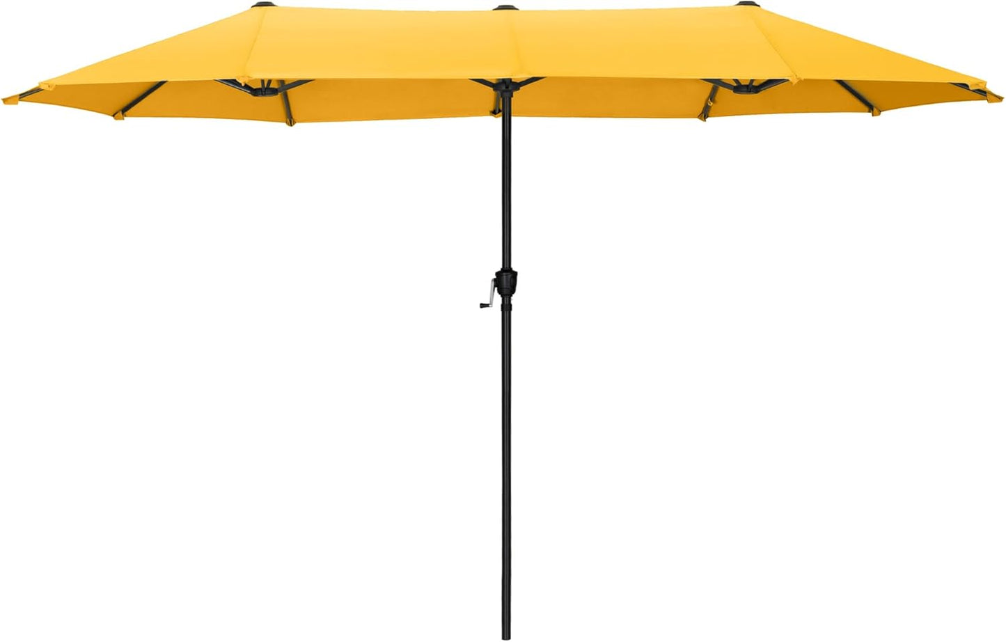 HERA'S PALACE 13 ft Rectangle Patio Umbrellas Large Outdoor Umbrella with Crank Powerful UV Protective Table Umbrella Outdoor Patio for Backyard, Pool, Garden, Deck