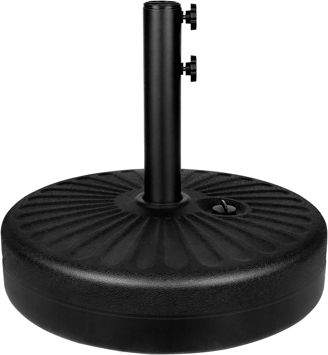 Simple Deluxe 4pcs Cantilever Offset Patio Market Stand with U Locking Shape Weights Water, Umbrella Square Base