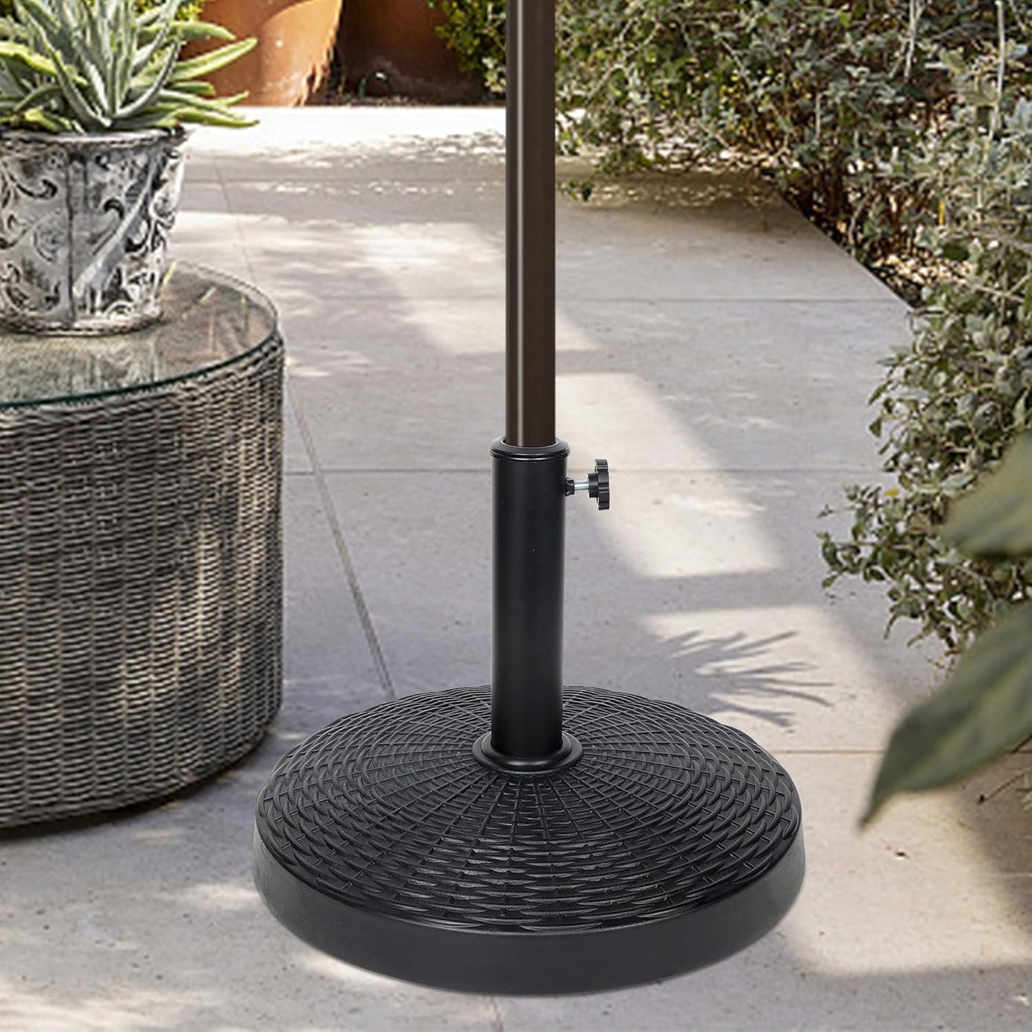 Blissun 31 lbs Heavy Duty Patio Market Umbrella Base Stand