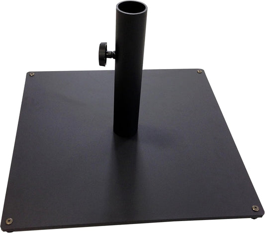 036TSSQ Steel Plate Umbrella Base, 36 lb, Black